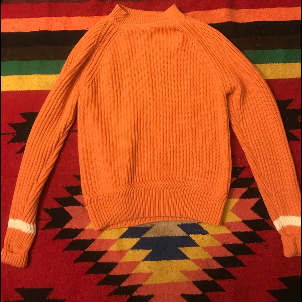 Oversized Orange Sweater